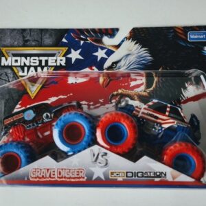 Monster Jam Stars and Stripes 2 Pack: Grave Digger and Digatron
