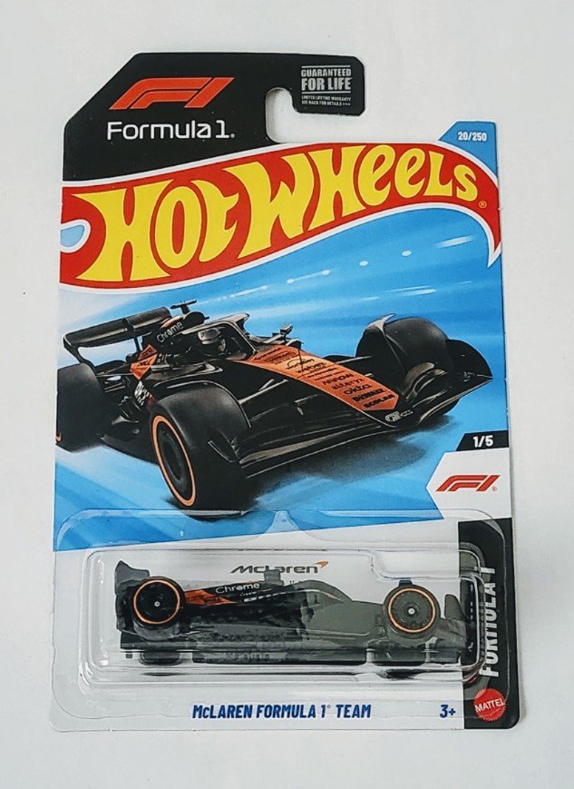 Hot wheels 2026 mainline Formula 1 series - Mclaren Formula 1 team