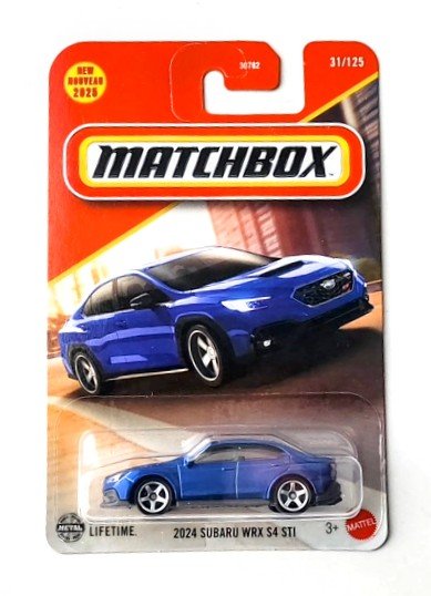 Matchbox 2026 case A - #31 2024 Subaru WRX S4 STI blue
