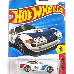 Hot wheels 2026 Ferrari series - #2 Ferrari 365 GTB4 Competizione white w/Daytona livery JJJ30