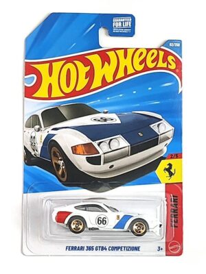 Hot wheels 2026 Ferrari series - #2 Ferrari 365 GTB4 Competizione white w/Daytona livery JJJ30