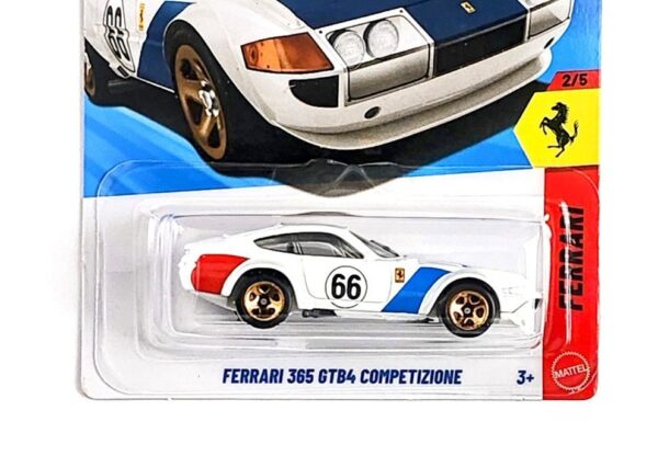 Hot wheels 2026 Ferrari series - #2 Ferrari 365 GTB4 Competizione white w/Daytona livery JJJ30