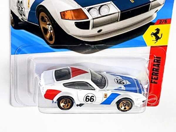 Hot wheels 2026 Ferrari series - #2 Ferrari 365 GTB4 Competizione white w/Daytona livery JJJ30