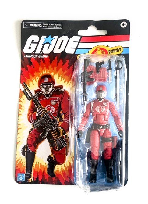 GIJoe Classified on Retro-card 6 inch - Crimson Guard F4770 (damaged card)