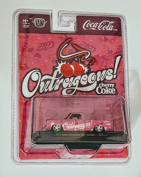 M2 Machines Coca-Cola Series 52500-A59 1972 Dodge Adventurer 150 - Custom pink 25-18