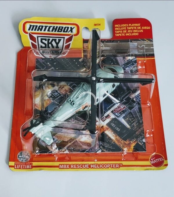 Matchbox 2024 Skybusters #19 MBX Rescue Helicopter green National Parks HVM50