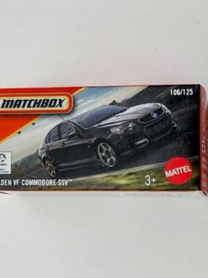 Matchbox 2025 Power Grabs #106 Holden VF Commodore SSV black JBV97
