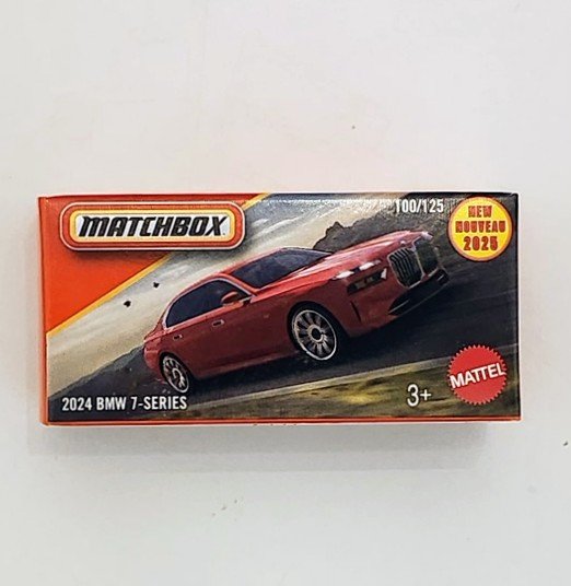 Matchbox 2025 - 2024 BMW 7 Series red/Aventurin red metallic