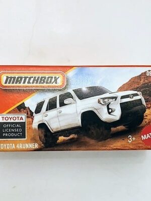 Matchbox 2025 power grabs case H #09 Toyota 4Runner 1:64 die-cast SUV in white