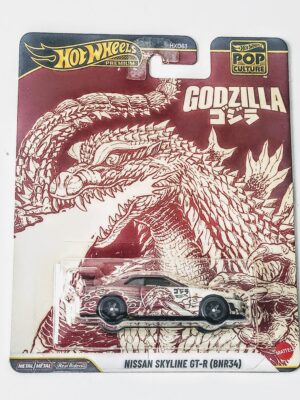 Hot wheels 2026 Pop Culture mix 2 - Nissan Skyline GT-R (BNR34) Godzilla - JHW90