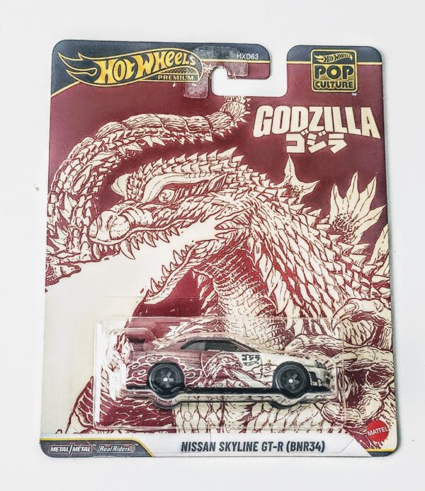Hot wheels 2026 Pop Culture mix 2 - Nissan Skyline GT-R (BNR34) Godzilla - JHW90