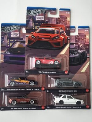 Walmart exclusive Hot Wheels 2026 Silver Series - Compact Kings GDG44-9C7Q complete set of 5