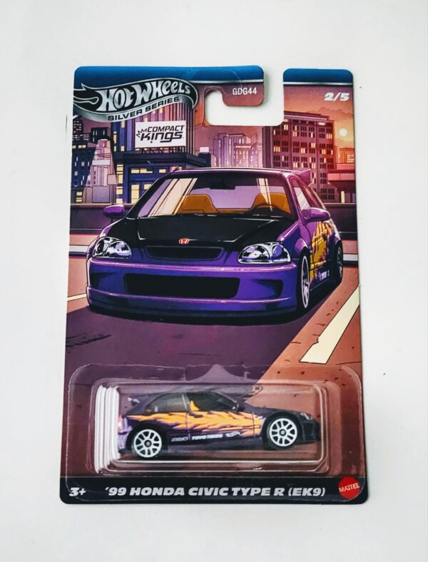 Hot wheels Silver series 2026 Compact Kings #2 199 Honda Civic Type-R EK9 purple JKX57