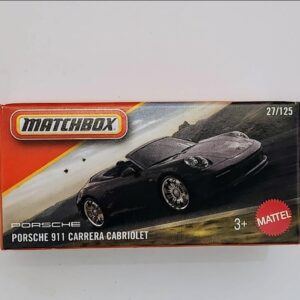 Matchbox 2025 Power Grabs #27 Porsche 911 Carrera JBV46 gray