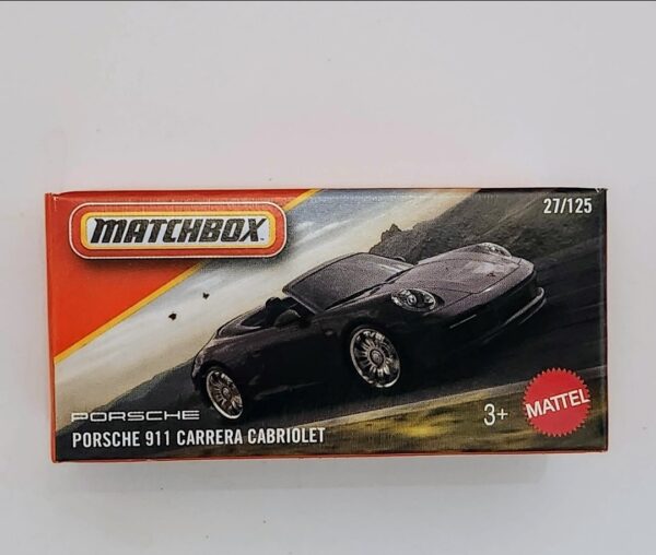 Matchbox 2025 Power grabs #27 Porsche 911 Carrera JBV46 gray