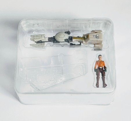 Star Wars Micro Galaxy Squadron series 10 Scout class Ava Speeder with Ezra Bridger Rare chase (limited to 15k pcs) SWJ0419-E