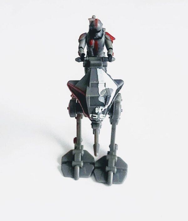 Star Wars Micro Galaxy Squadron series 10 Scout Class Blind box- Bad Batch Animated series season 1 Cross Hair with AT-RT