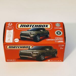 Matchbox 2024 Power Grabs #17 Rivian R1T pickup truck forest green HLD73