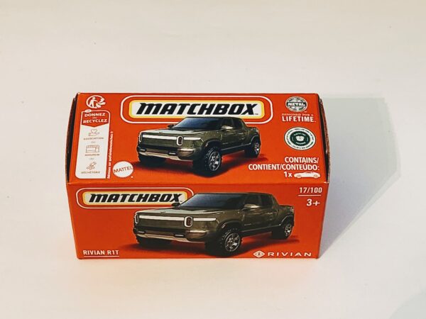Matchbox 2024 Power Grabs #17 Rivian R1T pickup truck forest green HLD73