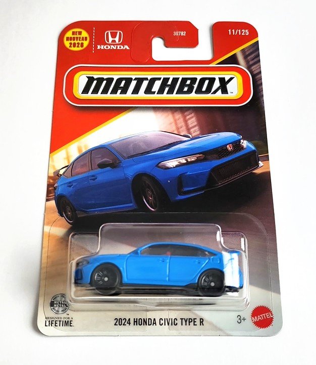 Matchbox 2026 #11 2024 Honda Civic Type R Boost Blue JLH99 - JTC