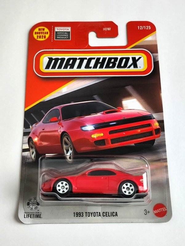 Matchbox 2026 #12 1993 Toyota Celica red JHM15