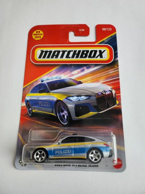 2026/01/1000023534.jpg Matchbox 2025 #80 2023 BMW i4 Police Sedan