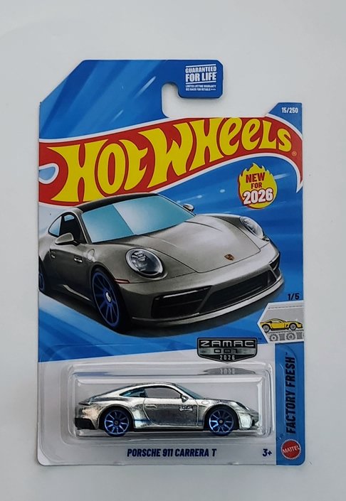 Hot wheels 2026 Zamac - Factory Fresh Porsche 911 Carerra T