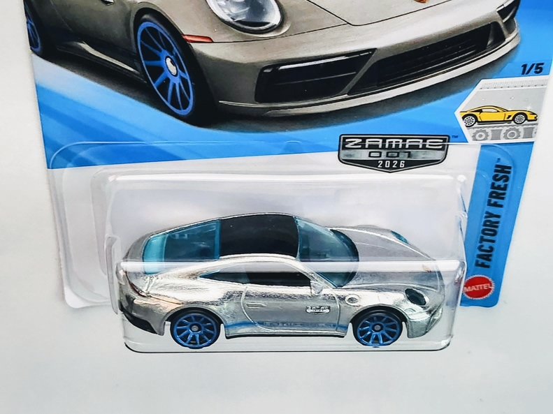 Hot Wheels 2026 Zamac Factory Fresh Porsche 911 Carrera T JJM31