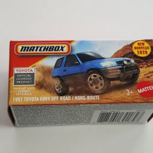 Matchbox 2026 Power Grabs #33 1997 Toyota Rav4 off road /hors route blue JHP92