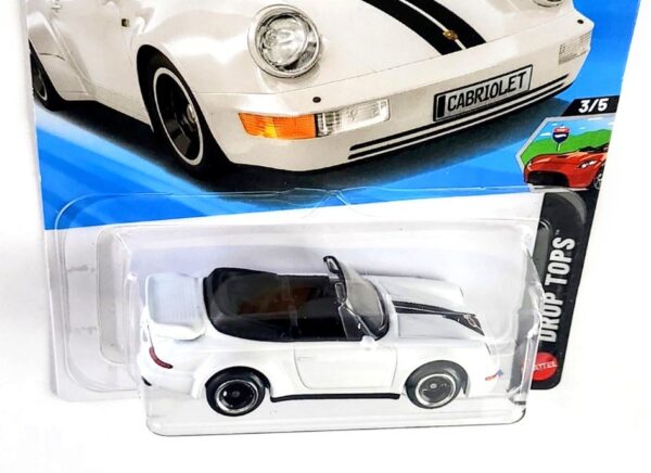 Hot wheels 2026 Drop Tops 3 of 5 Porsche 911 Turbo Cabriolet white