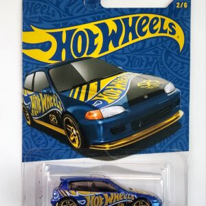 Hot Wheels 2026 58th Anniversary Series Mix 1 - Honda Civic EG blue/gold JKX82