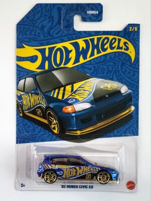 Hot wheels 2026 58th anniversary series mix 1 - # Honda Civic EG blue/gold JKX82