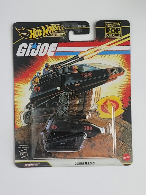 Hot wheels 2026 Pop Culture - GIJoe Cobra HISS black