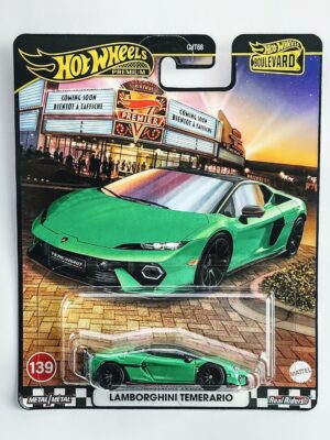 Hot wheels 2025 Boulevard mix 4 #139 Lamborghini Temerario green JBL09