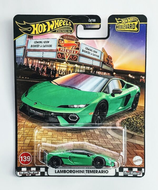 Hot wheels 2025 Boulevard mix 4 #139 Lamborghini Temerario green JBL09