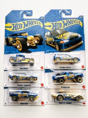 Hot wheels 2026 58th anniversary series mix 1 complete set of 6 w/chase HDH54-956J