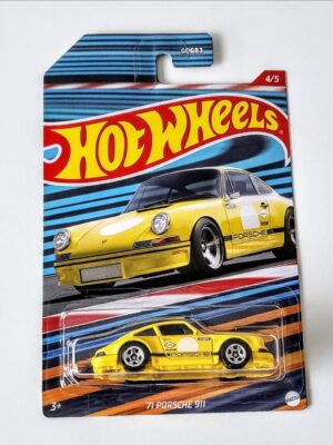 Hot wheels 2022 Racing Circuit #4  1971 Porsche 911 speed yellow HDG62