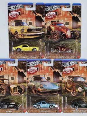 Hot wheels Silver series 2026 Vintage Racing Club: Barnes finds complete set of 5 HRT81-956H