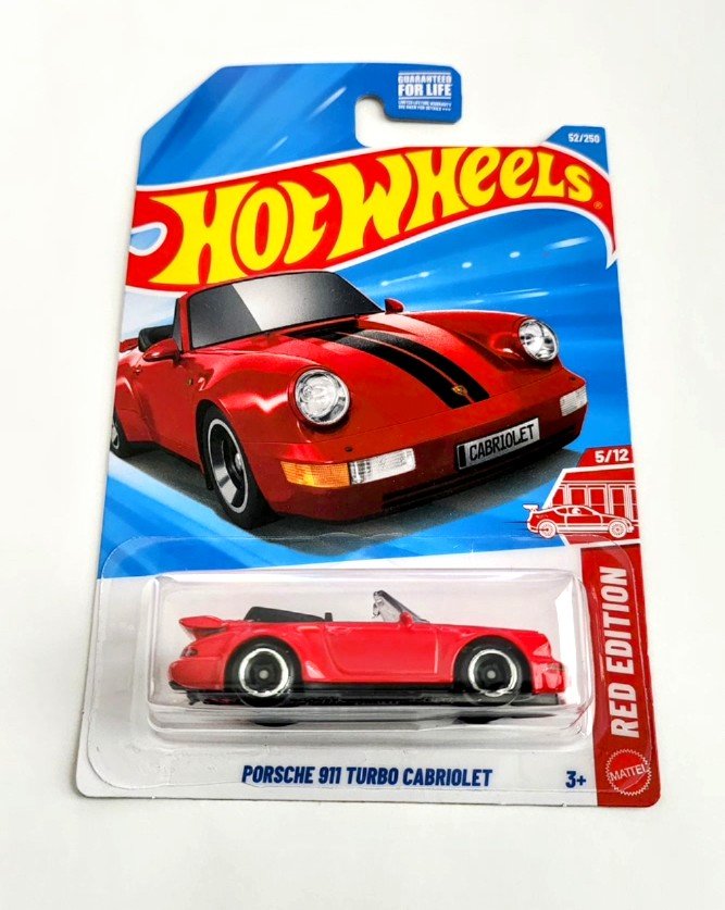 Hot Wheels 2026 Target Red Edition #5 Porsche 911 Turbo Cabriolet