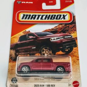 Matchbox 2026 #27 2025 Ram 1500 EV red JHM97