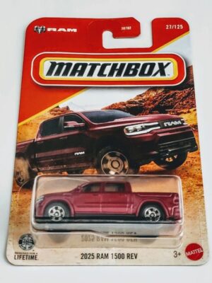 Matchbox 2026 #27 2025 Ram 1500 EV red JHM97