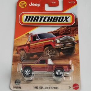 Matchbox 2026 #34 1980 Jeep J10 Stepside red JHM23
