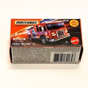 Matchbox 2026 Power Grabs #44 Pierce Volterra EV fire truck red JHR00
