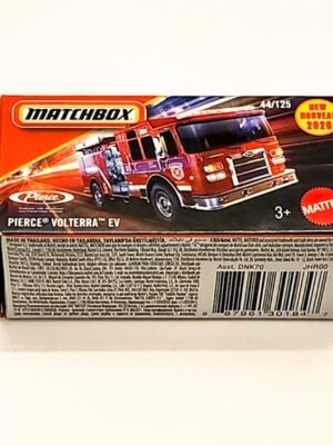 Matchbox 2026 Power Grabs #44 Pierce Volterra EV fire truck red JHR00