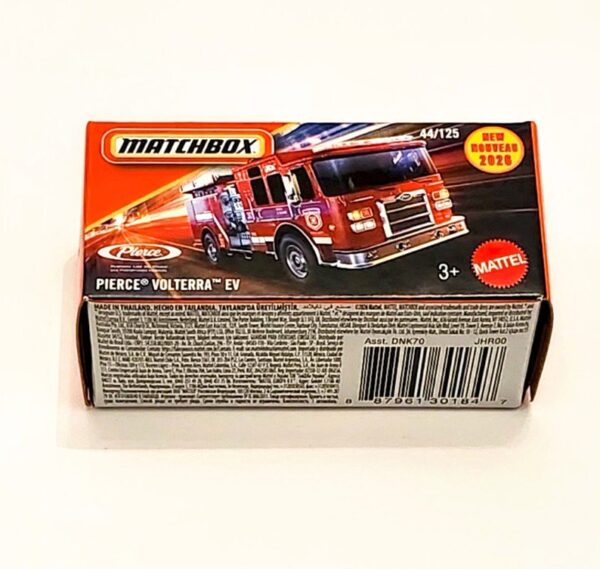 Matchbox 2026 Power Grabs #44 Pierce Volterra EV fire truck red JHR00