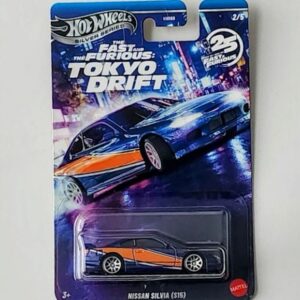 Hot wheels Silver series 2026 Walmart Fast & Furious 25th: Tokyo Drift #2 Nissan Silvia S15 JKX06