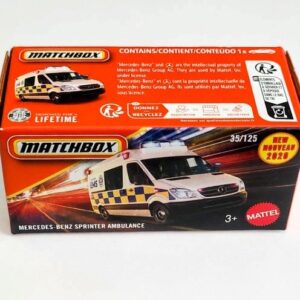 Matchbox 2026 Power Grabs case E - #35 Mercedes-Benz Sprinter Ambulance (German livery) JHR02