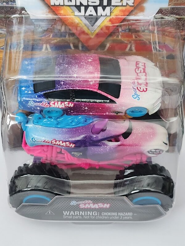Monster jam 2025 Monster Trucks with race car series 6 - Sparkle Smash #20153108