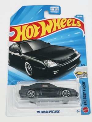 Hot wheels 2026 Factory Fresh #5 - 1998 Honda Prelude black JJJ89