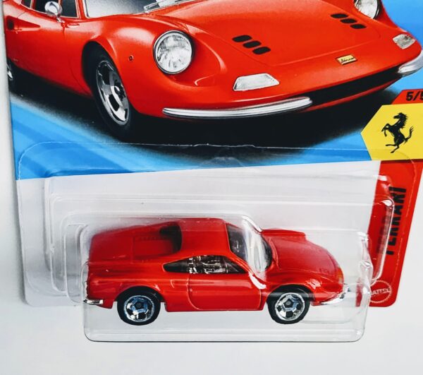 Hot wheels 2026 G case - #5 Ferrari   - Dino 206 GT red JJH56